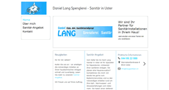 Desktop Screenshot of langsanitaer.ch