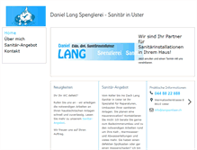 Tablet Screenshot of langsanitaer.ch